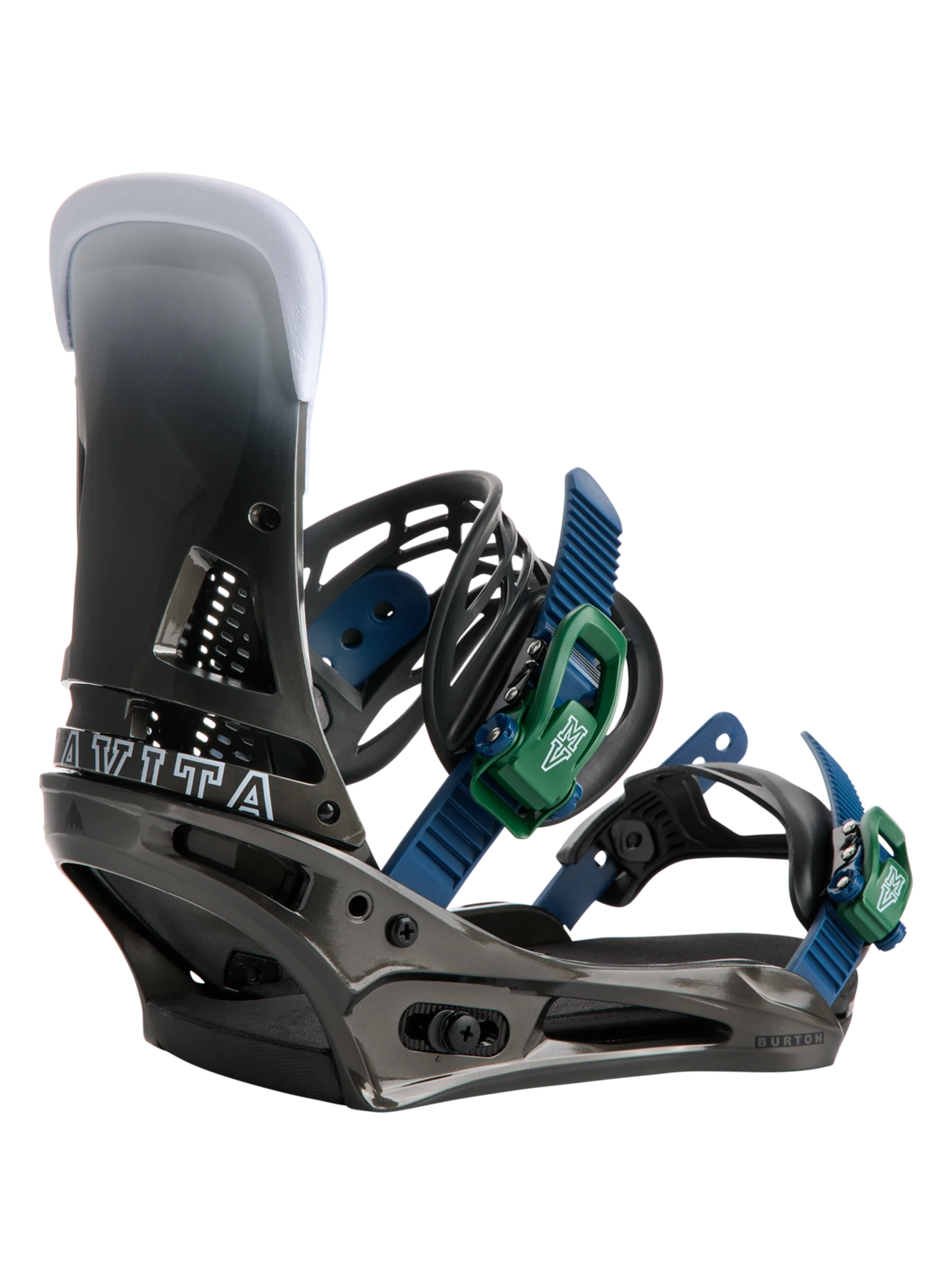 Burton Malavita Snowboard Bindings - Men's - BLACK FADE
