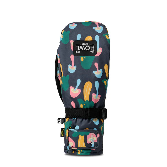 Howl Fairbanks Mitt – 10K Waterproof Snowboard Mittens with Hyperloft Insulation, Vegan Leather Palms & Removable Leash