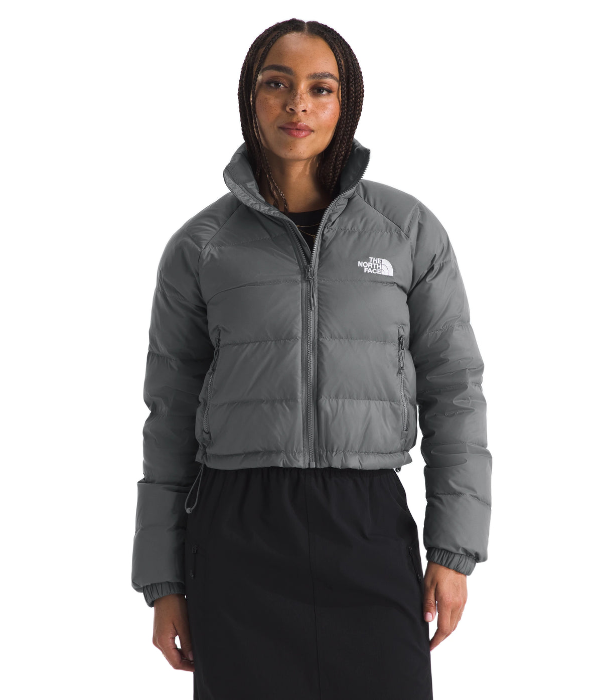 The North Face Hydrenalite Down Jacket - Women’s 600-Fill Recycled Down Insulated Puffer with Water-Repellent Finish - SMOKED PEARL