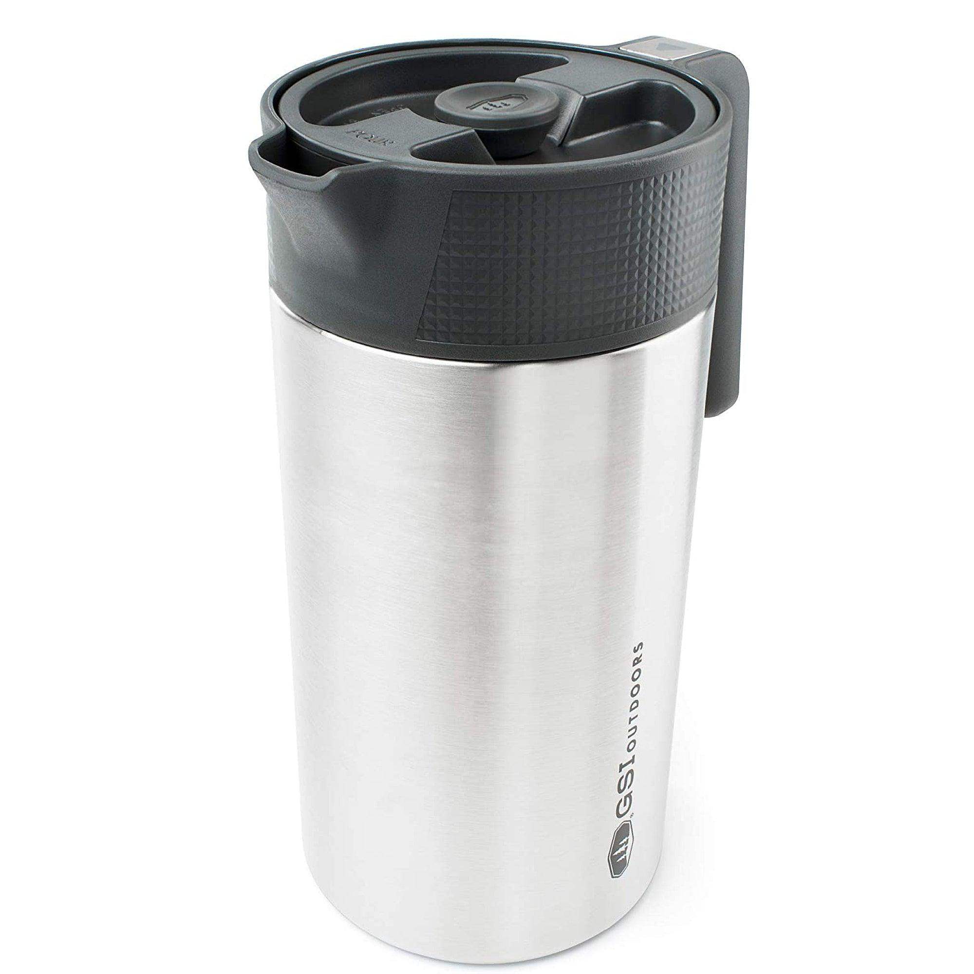 GSI Outdoors Glacier Stainless JavaPress French Press Camping Coffee
