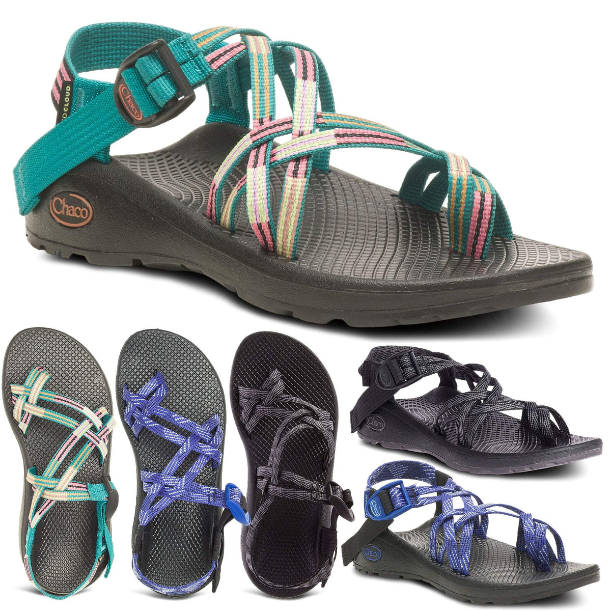 Chaco Z/Cloud X2 Women's Sandals – Superior Cushioning and Adjustable Fit for Enhanced Comfort and Support