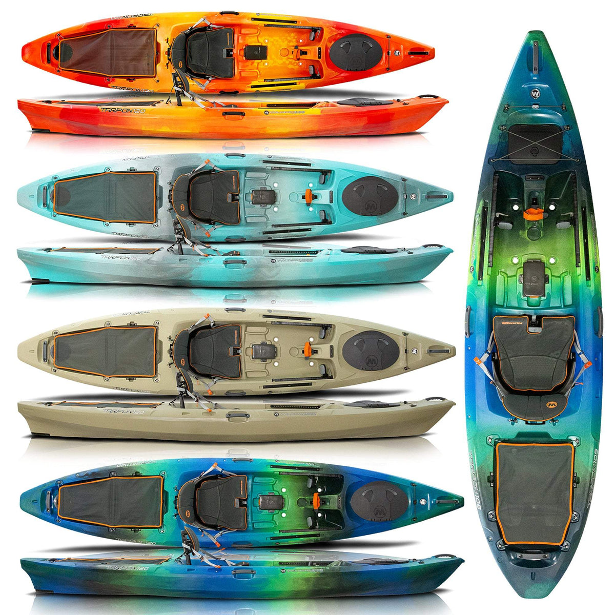 Wilderness Systems Tarpon 105 & Tarpon 120 Kayak Sit-On-Top Recreational Kayak