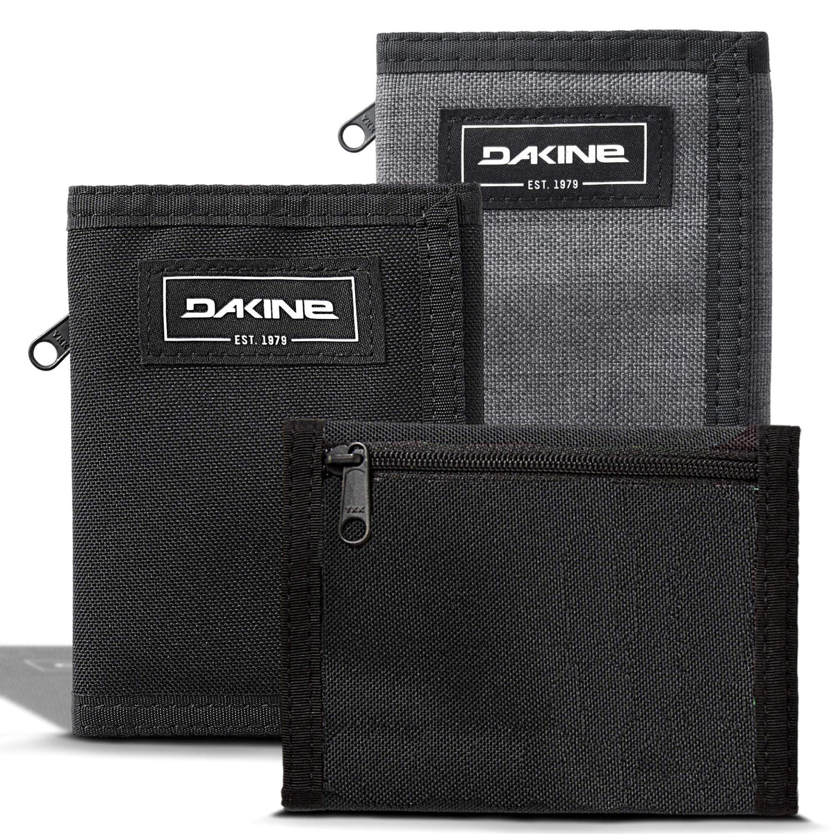 Dakine Men's Vert Rail Wallet Zippered Coin Pocket Hook & Loop Closure