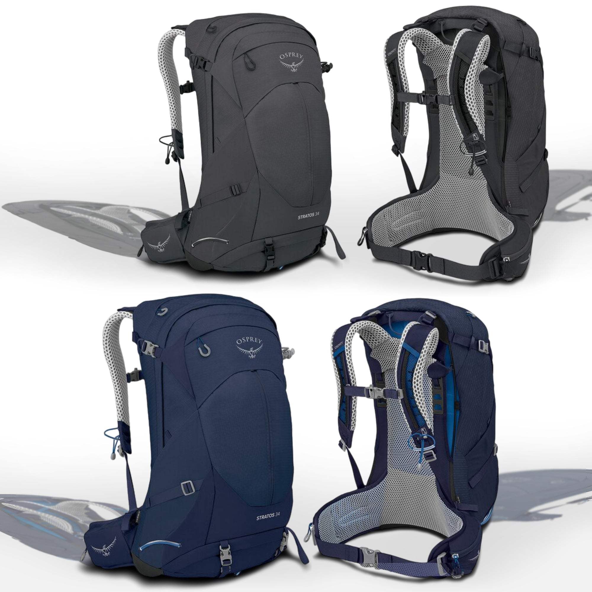 osprey 34l backpack Stratos Men's Day Pack with a 34 #10 H/D ZIPPERS_ Colour:Army green Jansport Lounge Pack Dual