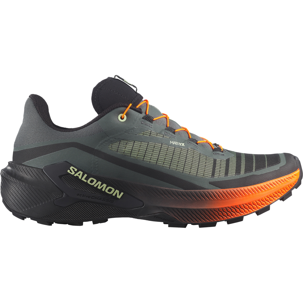 Salomon Genesis 2 men's trail running shoe in URBAN CHIC/BLACK/LIME CREAM