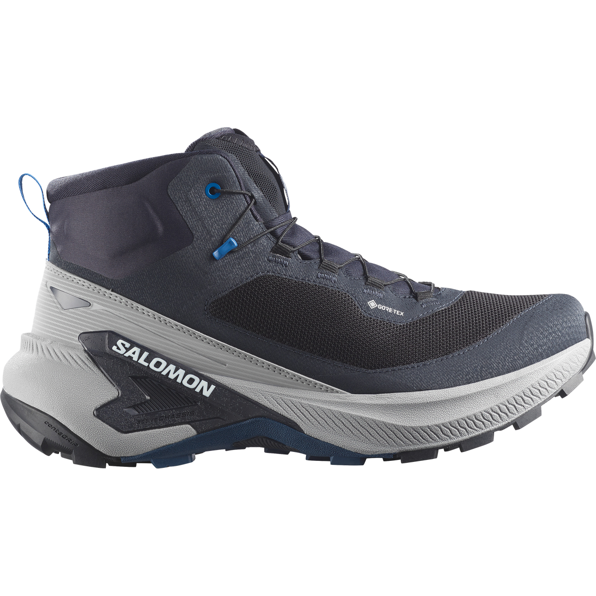 Salomon Genesis Mid GORE-TEX men's hiking boot in DARK NAVY/SPELLBOUND/ALLOY