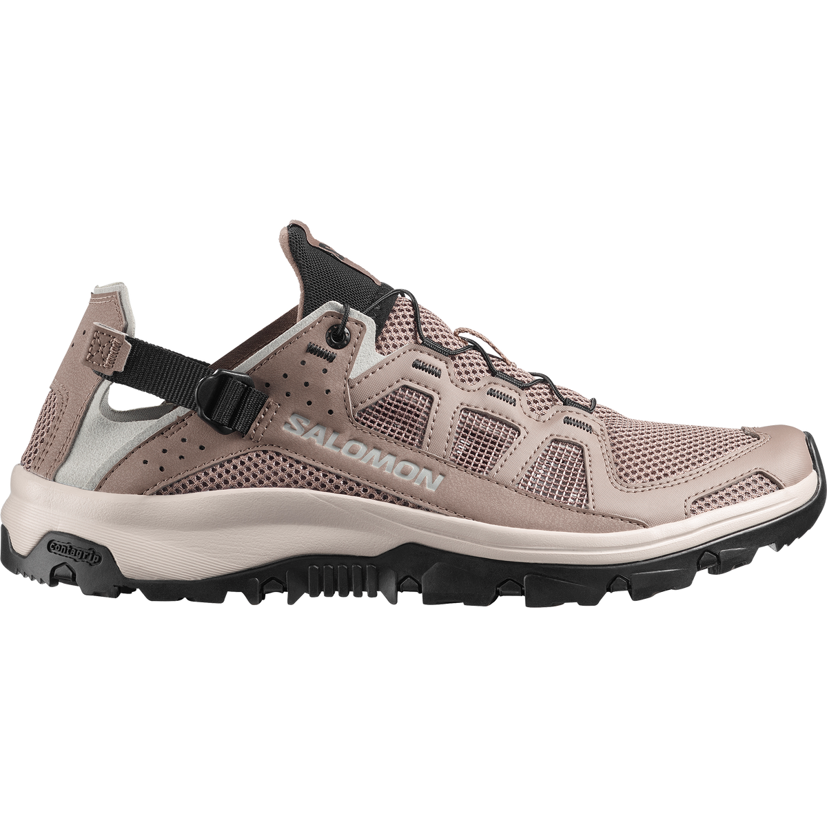 Salomon Techamphibian 5 men's water shoe in Walnut/Wrought Iron/Black
