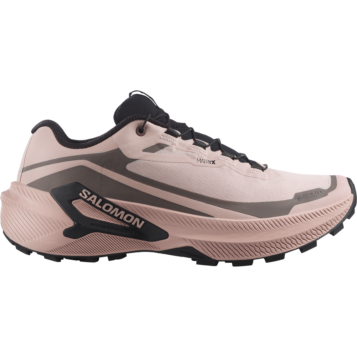 Salomon Genesis 2 GTX trail running shoe in Shadow Gray/Iron/Black - Women's