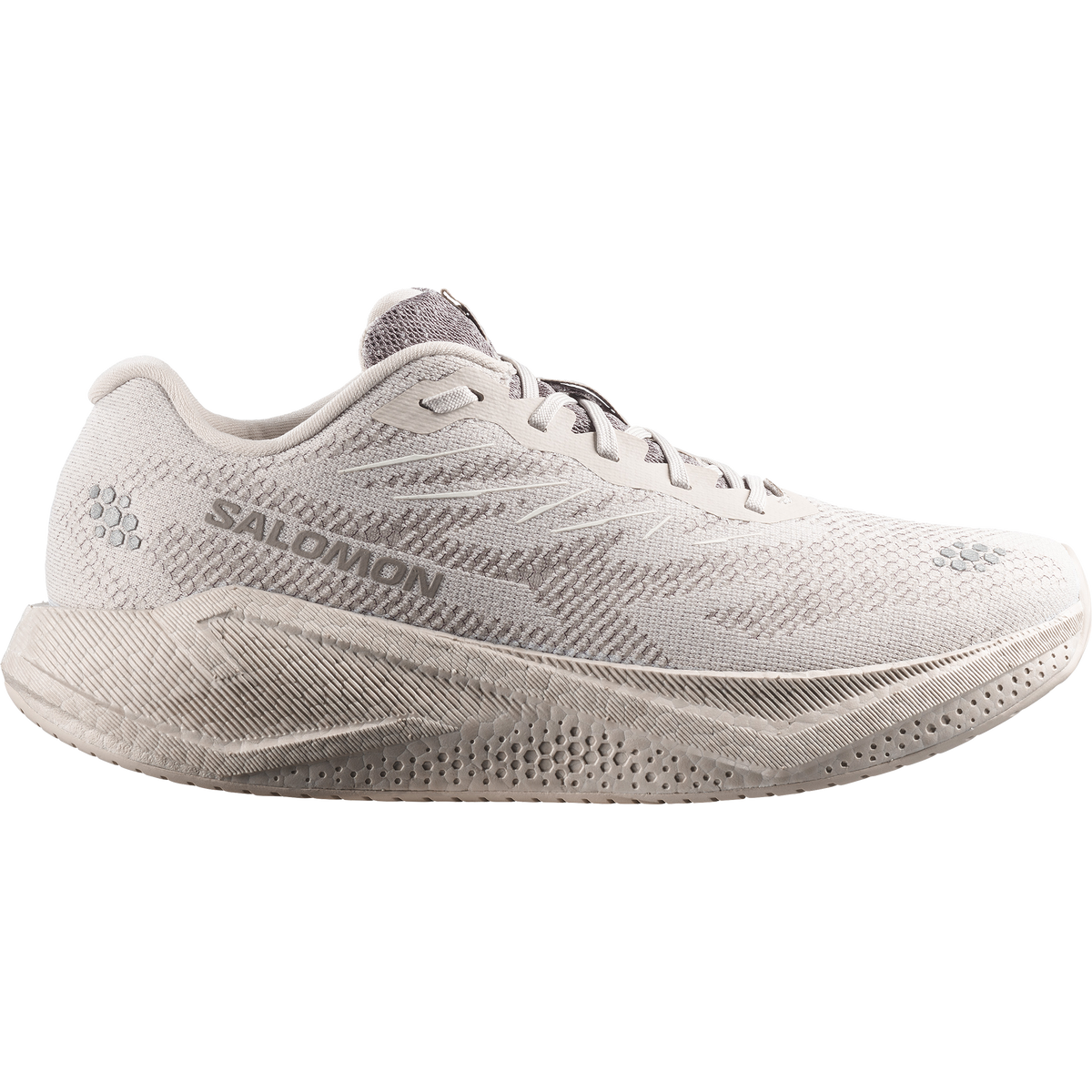 Salomon Aero Blaze 4 men's road running shoe in Silver Cloud / Silver Cloud / White