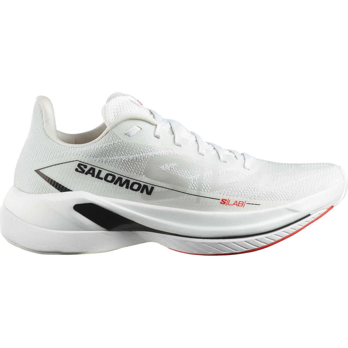 Salomon S/Lab Spectur road running shoe in White/Fiery Red/Black