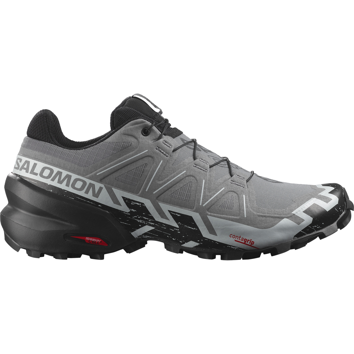 Salomon Speedcross 6 Wide men's trail running shoe in QUIET SHADE/BLACK/PEARL BLUE