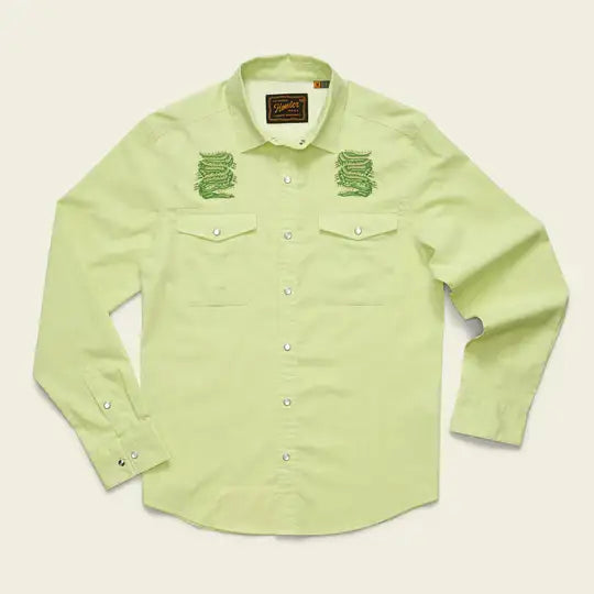 Howler Bros Gaucho Snap Men's Shirt – Classic Western Style with Comfortable, Durable Fabric and Snap Closure
