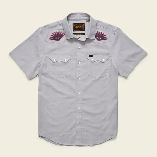 Howler Bros Crosscut Deluxe Men's Short Sleeve Shirt – Premium Comfort, Breathable Fabric, and Stylish Design for Everyday Wear