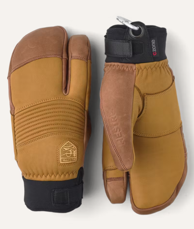 Hestra Free Ride CZone 3-Finger Glove – Cork/Brown