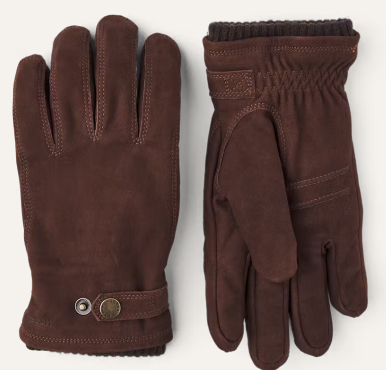 Hestra Bergvik Glove – Men’s Nubuck Leather Winter Gloves with Primaloft® Gold Insulation