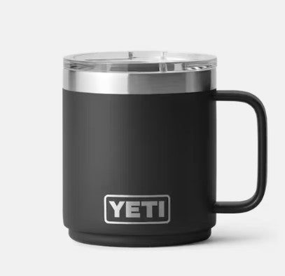 YETI Rambler 10 oz CL Mug – Ceramic‑Lined, Stackable, Vacuum‑Insulated Coffee Mug with MagSlider Lid