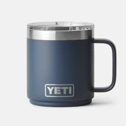 YETI Rambler 10 oz CL Mug – Ceramic‑Lined, Stackable, Vacuum‑Insulated Coffee Mug with MagSlider Lid