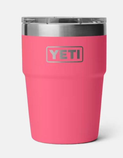 YETI Rambler 16 oz Stackable Mug with MagSlider Lid – Durable, Vacuum‑Insulated Stainless Steel Cup for Coffee, Tea & On‑the‑Go Drinks