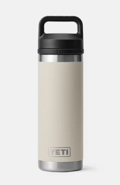 YETI Rambler 18 oz Bottle with Chug Cap – Durable, Vacuum‑Insulated Stainless Steel Water Bottle for Fast, Controlled Sipping