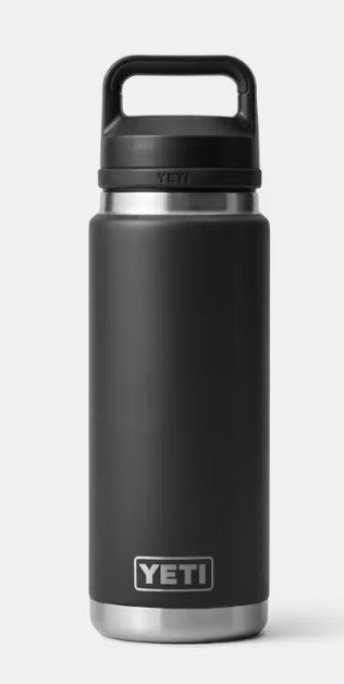 YETI Rambler 26 oz Bottle with Chug Cap – Large, Vacuum‑Insulated Stainless Steel Water Bottle for Fast Hydration & All‑Day Temperature Control