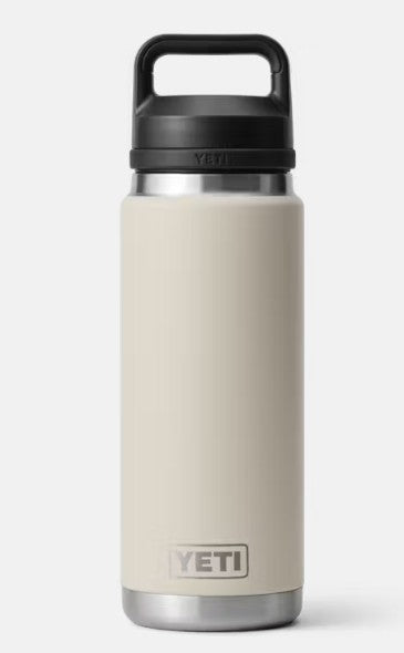 YETI Rambler 26 oz Bottle with Chug Cap – Large, Vacuum‑Insulated Stainless Steel Water Bottle for Fast Hydration & All‑Day Temperature Control
