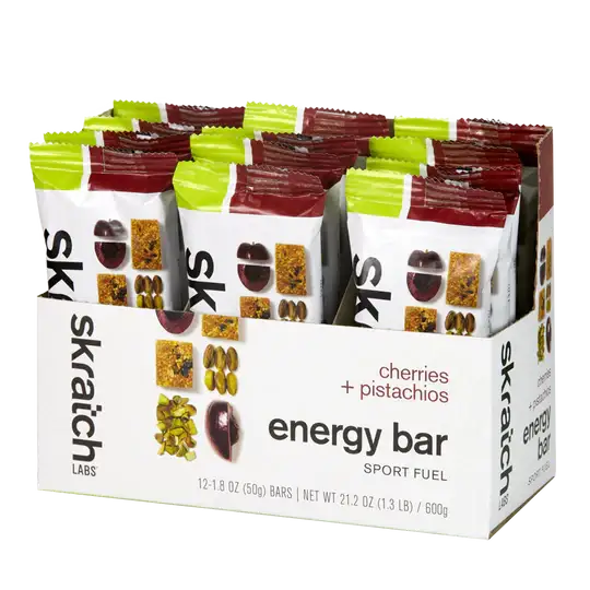 Skratch Labs Energy Bar Sport Fuel – Cherry Pistachio