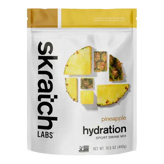 Skratch Labs Sport Hydration Mix, 20-Serving Pouch – Pineapple