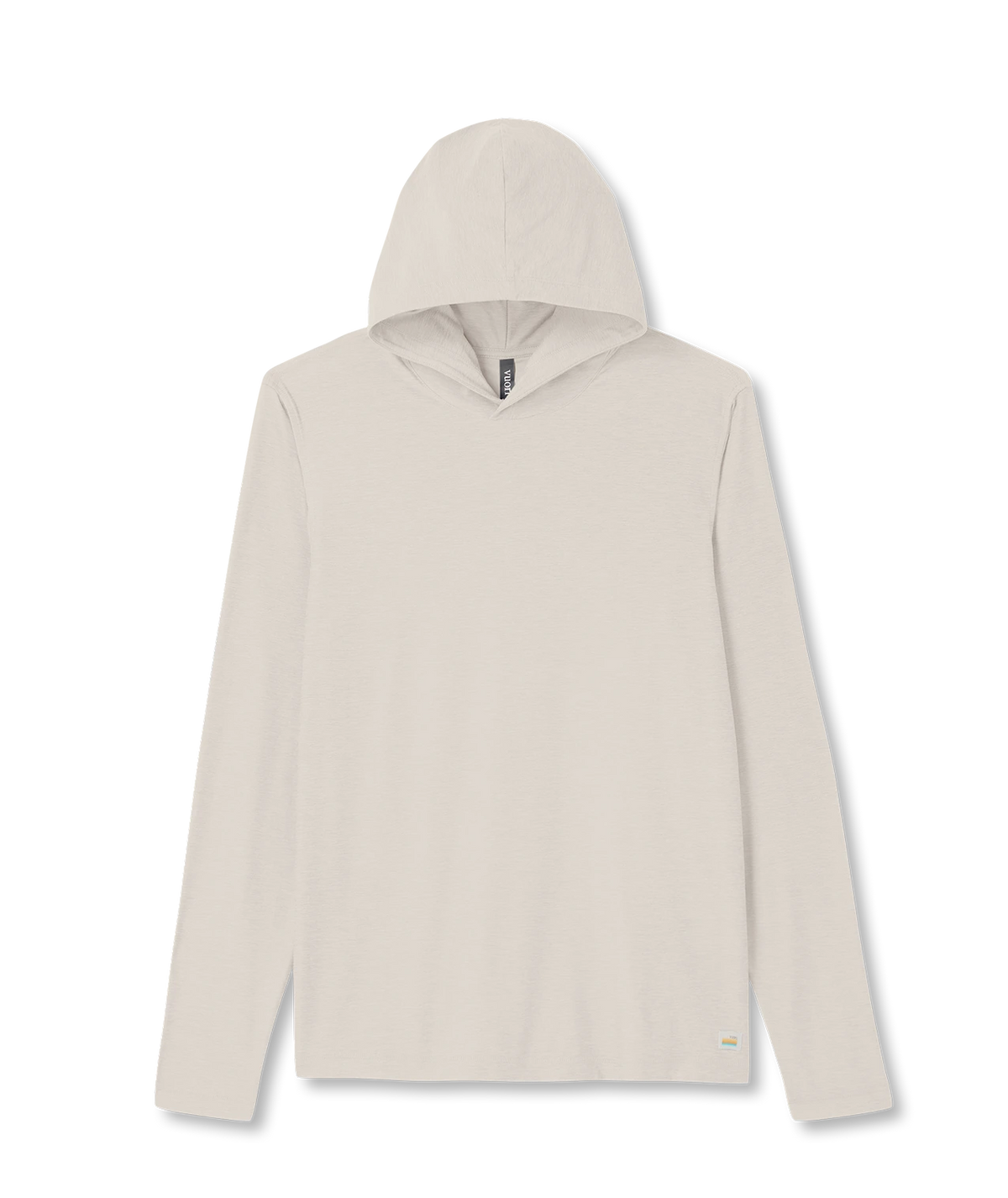 Vuori Strato Tech Hoodie Men’s in Milkweed Heather