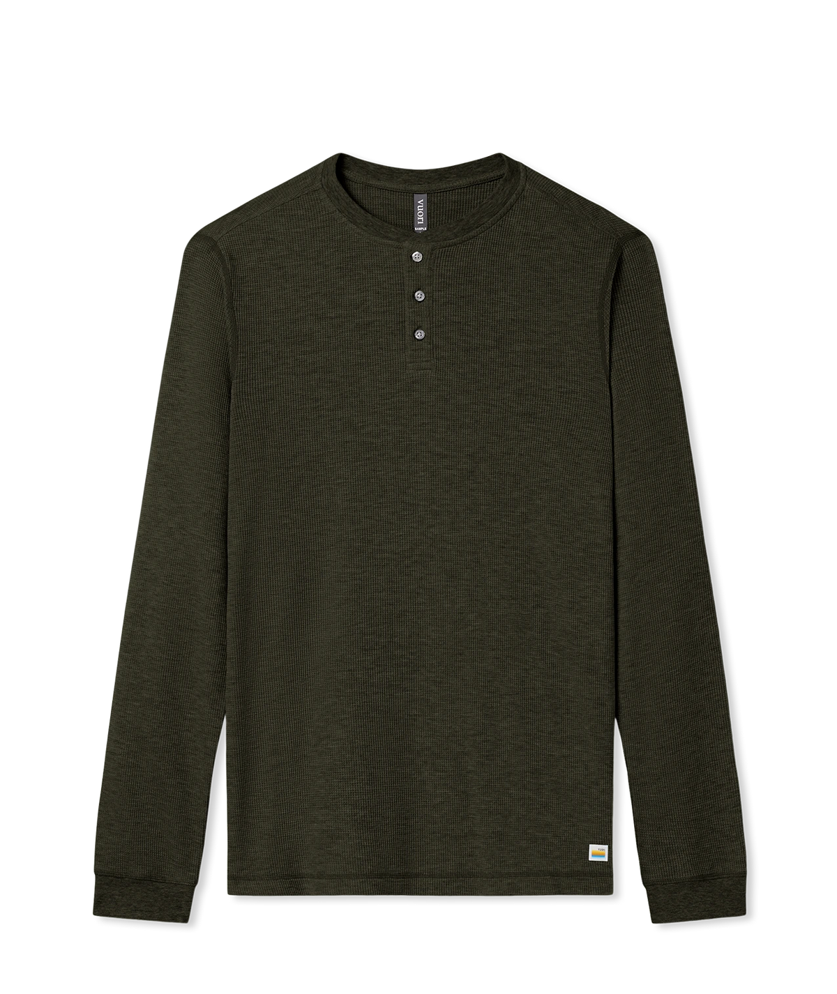 Vuori Waffle Henley Men’s in Olive
