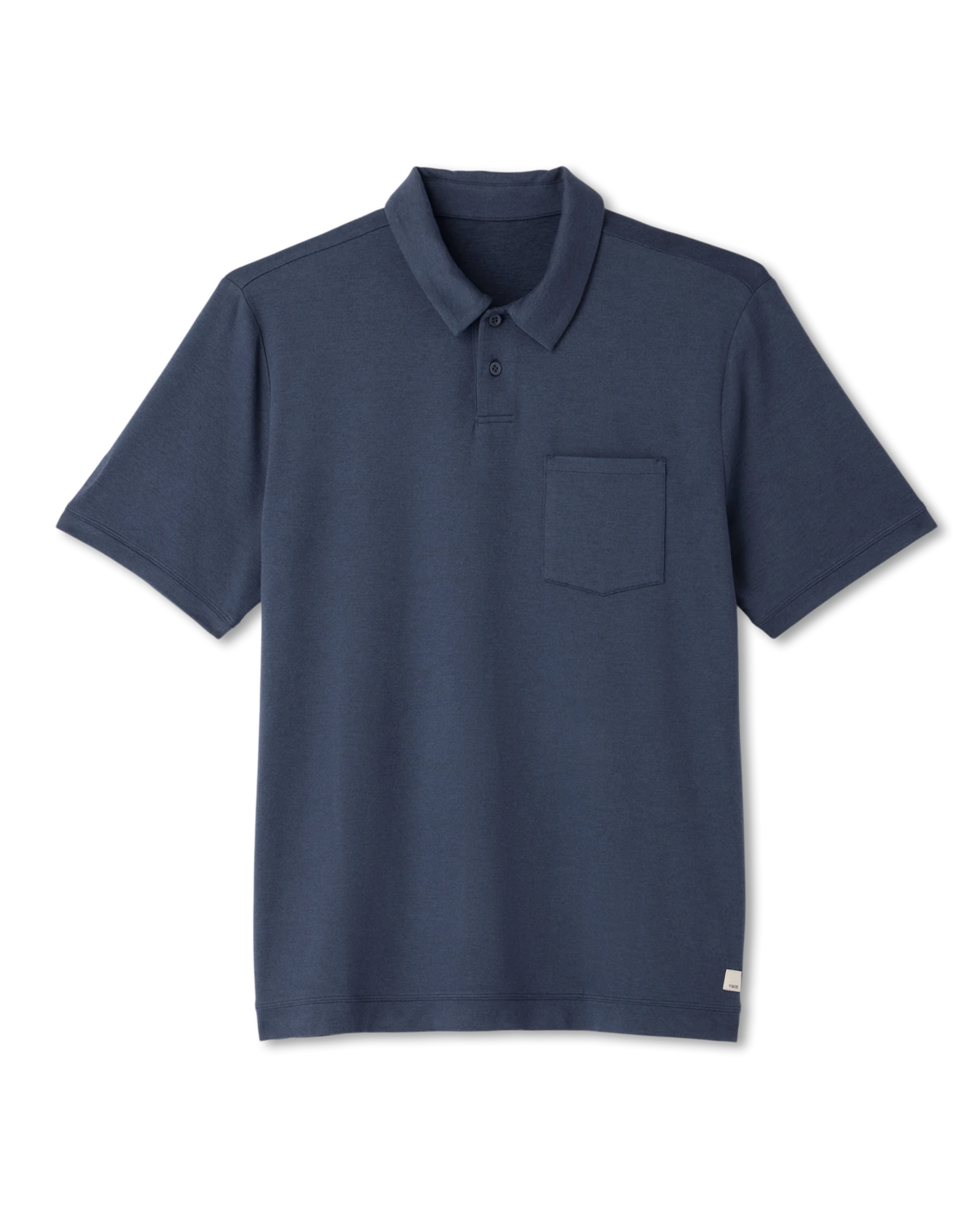 Vuori Short Sleeve Ponto Performance Polo Men’s in Azure Heather