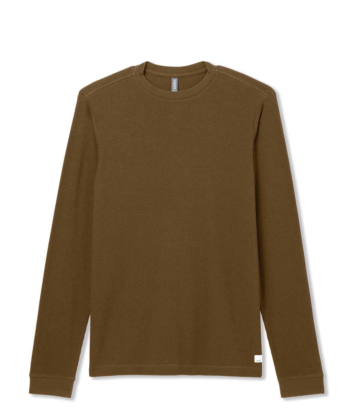 Vuori Waffle Crew Men’s in Bourbon