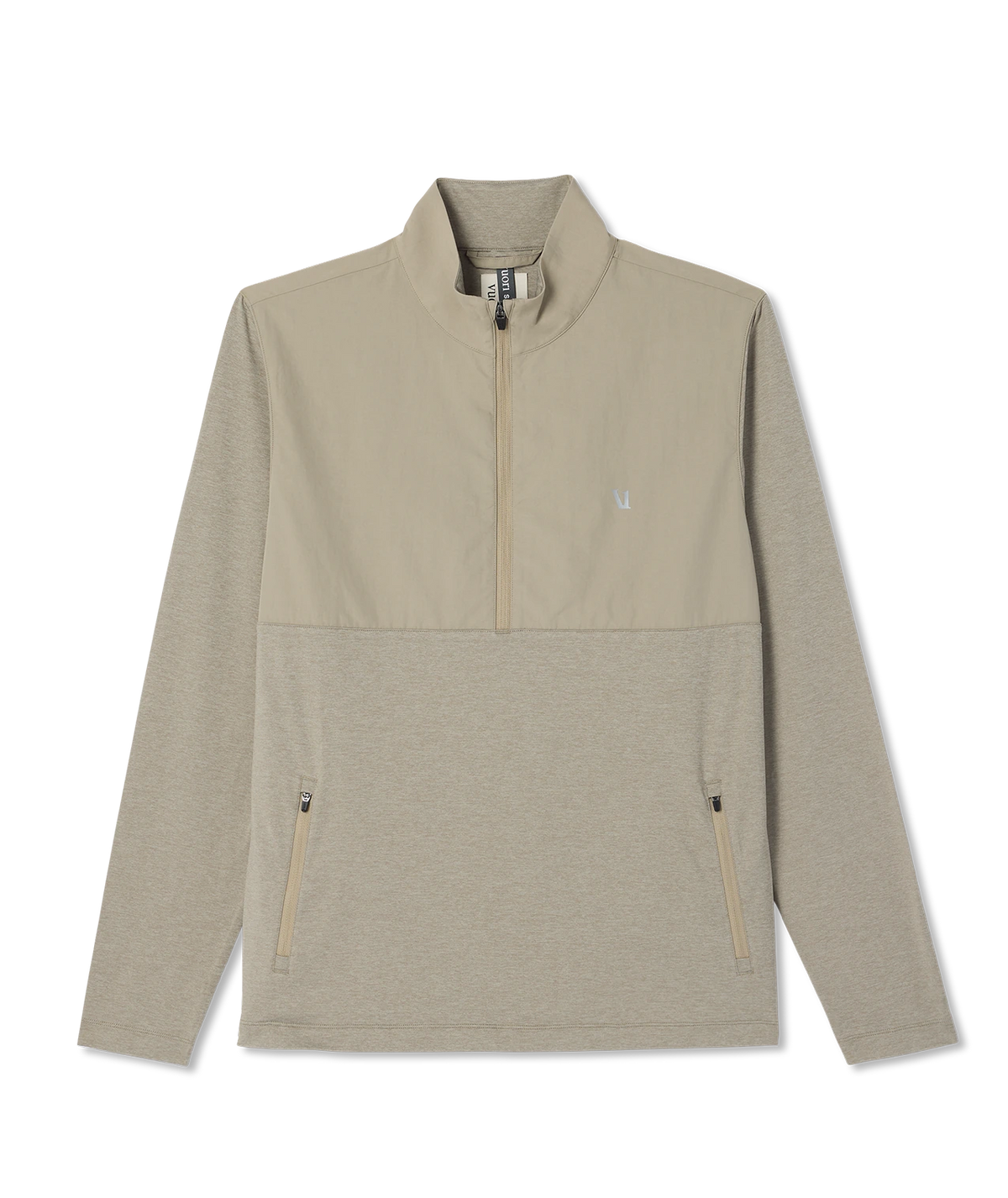 Vuori Sunday Element 1/2 Zip Men’s in Biscotti Heather