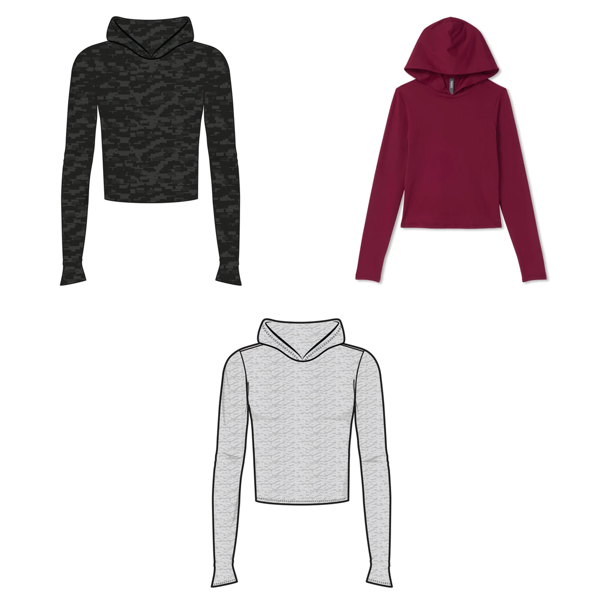 Vuori Long Sleeve Halo Fitted Hoodie Women’s – all colorways