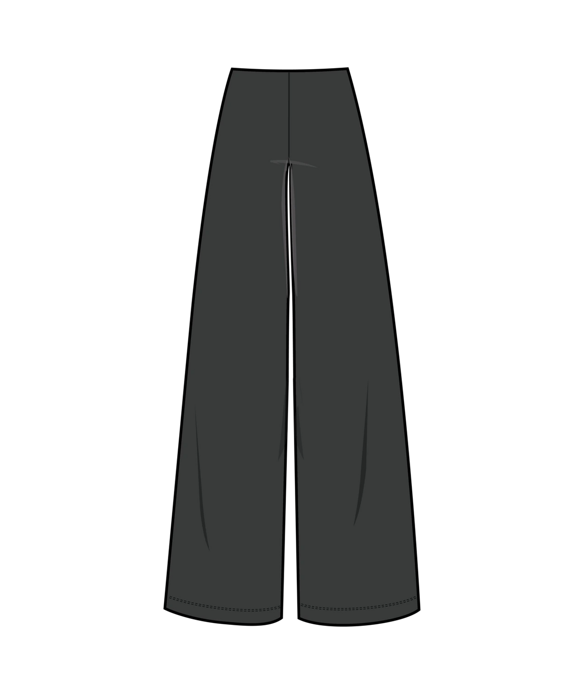 Vuori Galaxy High Rise Wideleg Women’s in Black