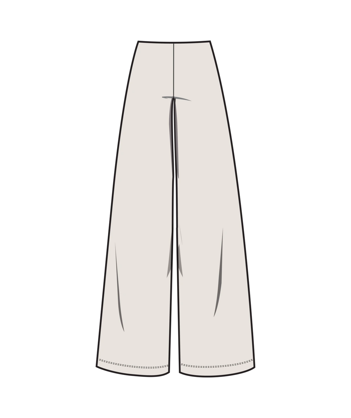 Vuori Galaxy High Rise Wideleg Women’s in Bone