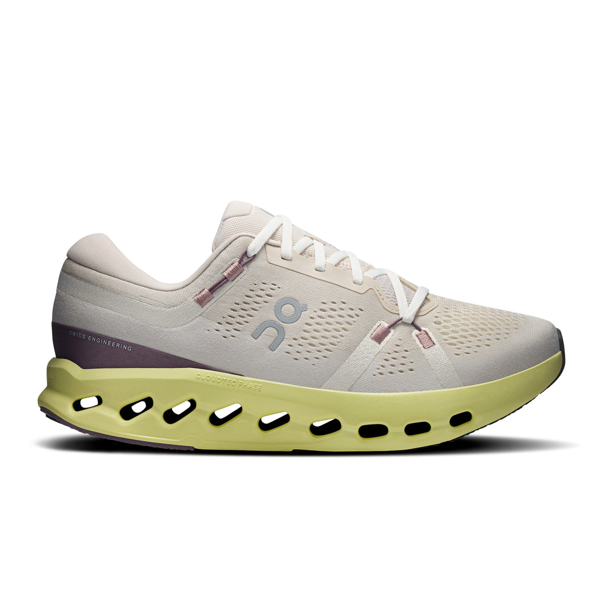 On Cloudsurfer 2 Men's road running shoe in Pearl/Ivory