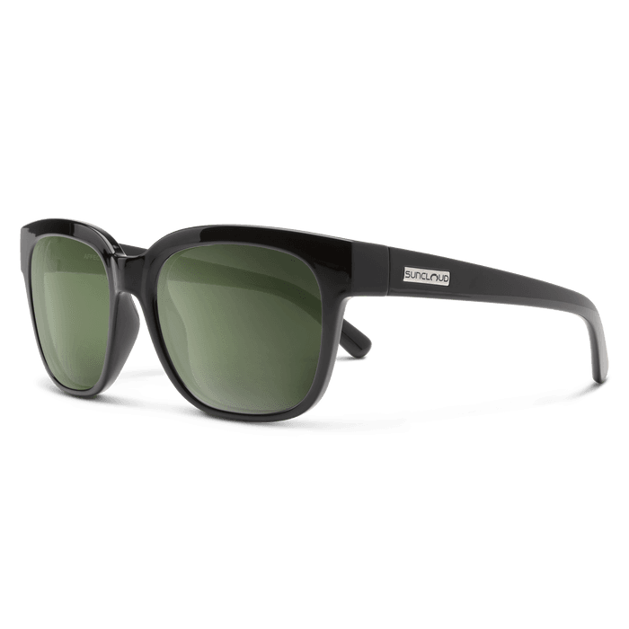 Suncloud Affect Polarized Sunglasses – Black/Gray Green
