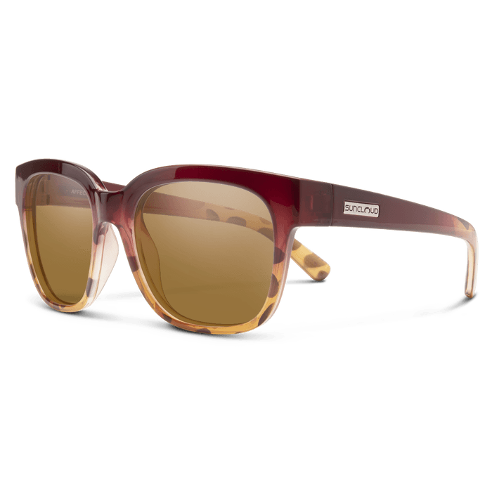 Suncloud Affect Polarized Sunglasses – Raspberry Tortoise Fade/Brown