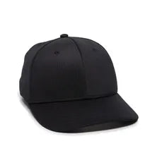 Outdoor Cap AIR25 – Pro‑Mid Crown Structured Polyester‑Spandex Cap with Perforated Panels and Slight Pre‑Curve