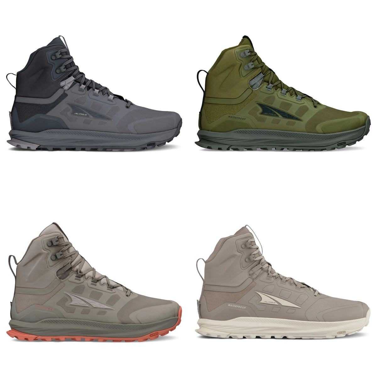 Altra Lone Peak 9 Waterproof Mid - Men's Hiking Boot - all colourways
