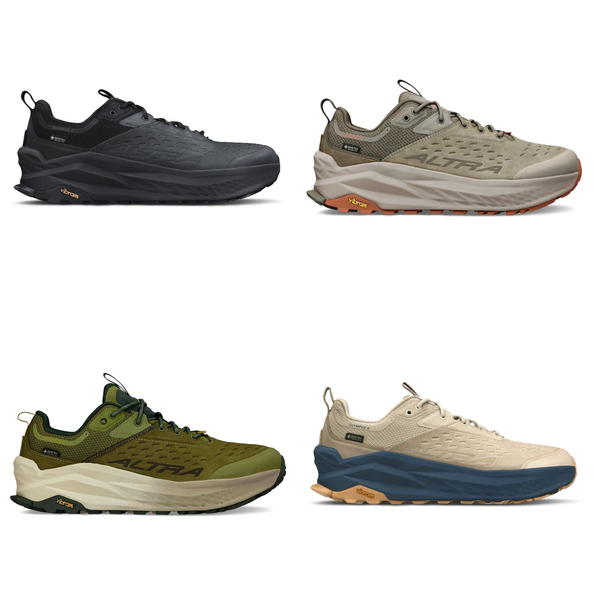 Altra Olympus 6 Hike Low GTX Men’s Waterproof Hiking Shoes – Zero Drop Trail Hiker with Vibram Megagrip - all colourways