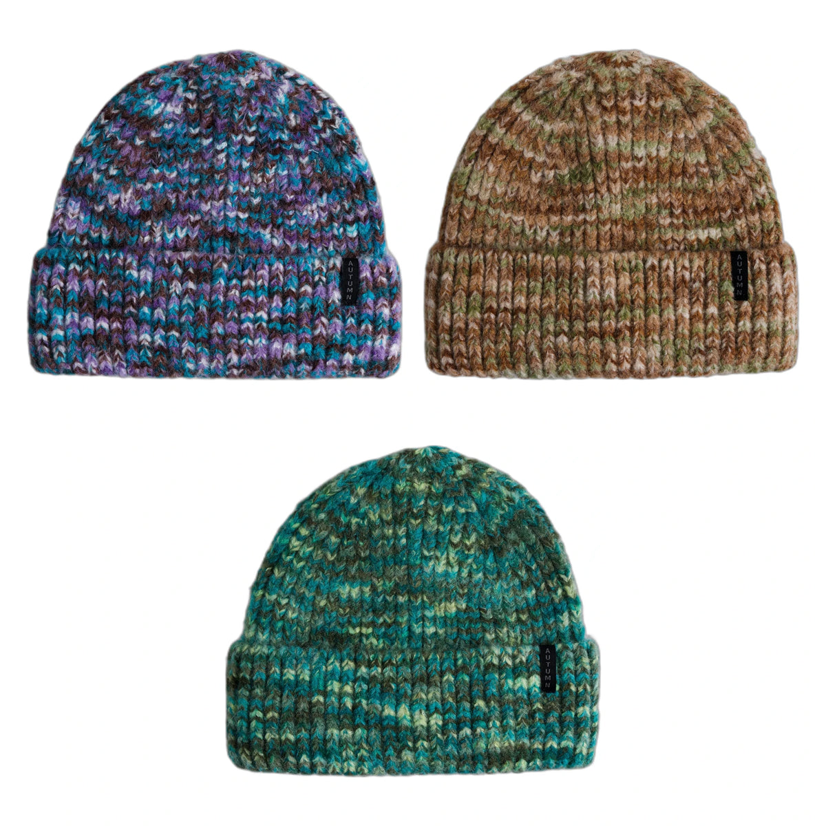 Autumn Marble Knit Beanie - all colorways