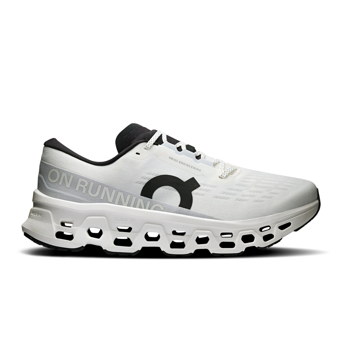 On Cloudmonster 3 Men's road running shoe in White/White