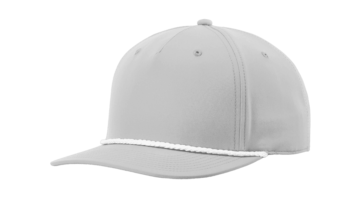 Richardson 258 Snapback Rope Hat Five Panel Classic Rope Cap Performance Polyester