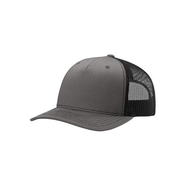 Richardson 112FP Trucker Hat Five Panel Cap Adjustable Split Hat Snapback Cap