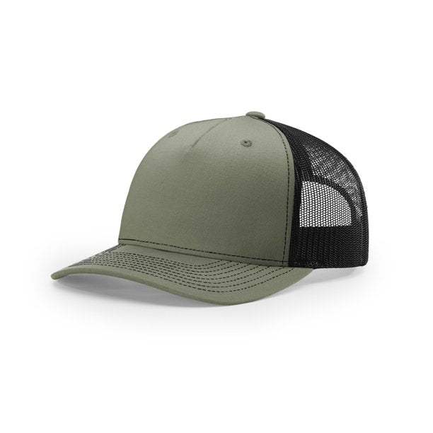 Richardson 112FP Trucker Hat Five Panel Cap Adjustable Split Hat Snapback Cap