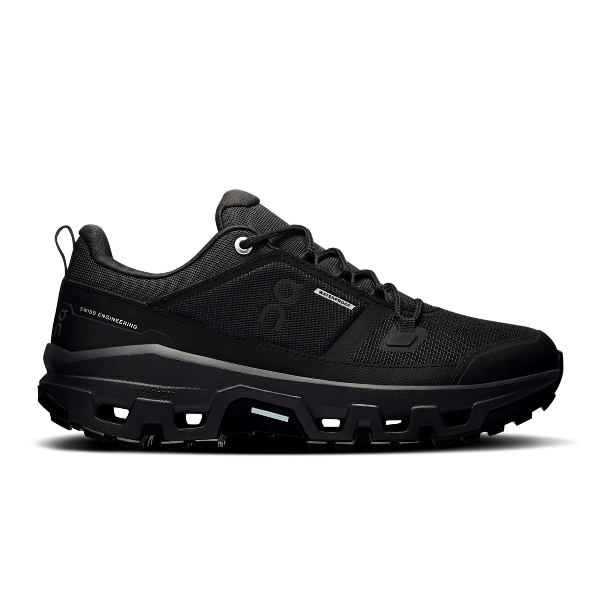 On Cloudrock Low Waterproof Women's - Black/Black