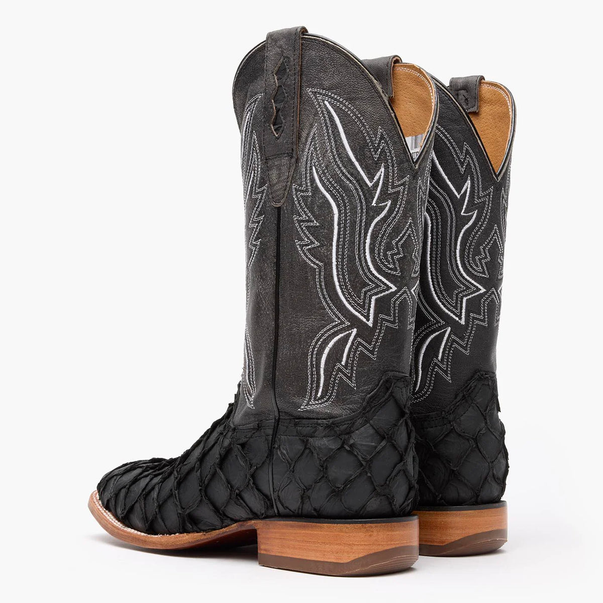 Durango® Premium Exotics™ Square Toe Pirarucu Western Boots - Men's