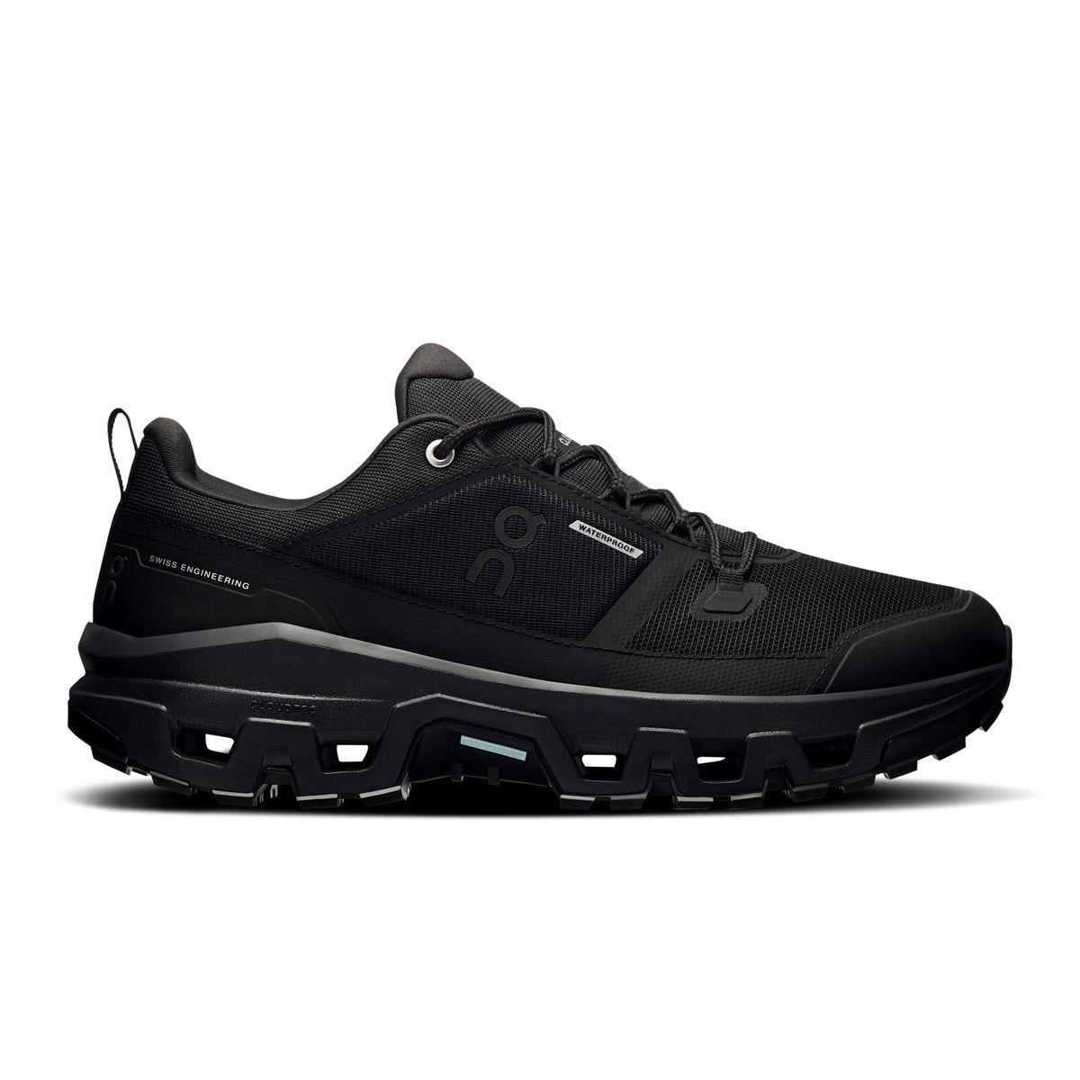 On Cloudrock Low Waterproof Men's - Black/Black