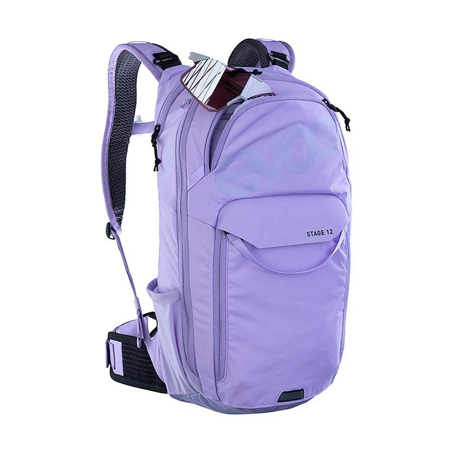 EVOC Stage 12 Hydration Bag Versatile 12L Daypack for Biking & Hiking with Hydration System and Comfort Fit